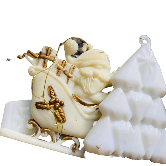 Vintage Germany Celluloid Plastic Christmas Ornaments, Lot of 24 - Picture 4 of 11